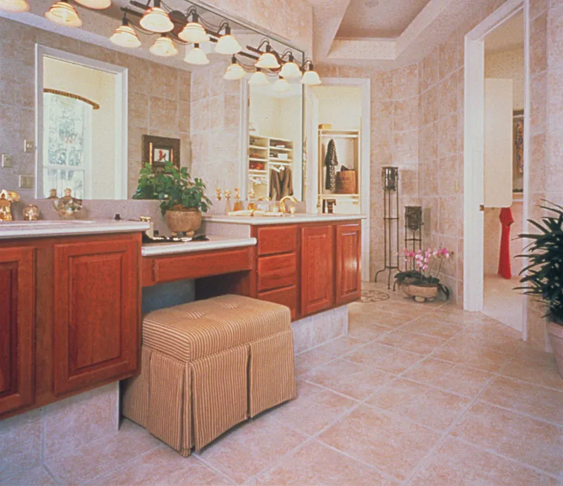 Southern House Plan Master Bathroom Photo 01 - Lawton Place European Home 047D-0058 - Shop House Plans and More