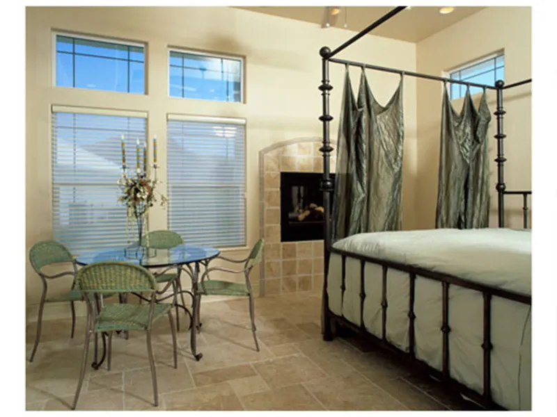 Luxury House Plan Bedroom Photo 01 - Berkley Spanish Home 047D-0059 - Search House Plans and More