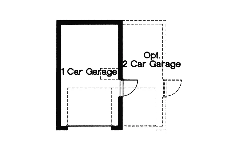 Cape Cod & New England House Plan Garage Floor Plan - Sunrise Country Farmhouse 047D-0099 - Shop House Plans and More