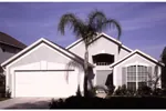 Sunbelt House Plan Front of Home - Palm Beach Florida Home 047D-0103 - Shop House Plans and More