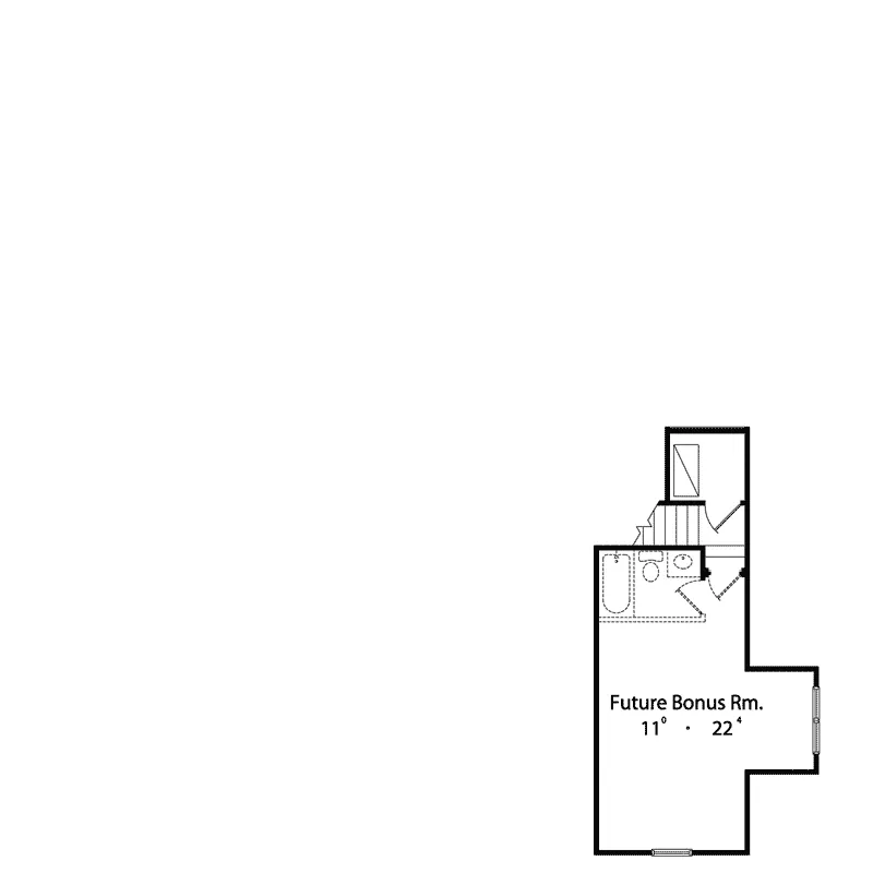 Ranch House Plan Bonus Room - Sunnyisle Craftsman Home 047D-0111 - Shop House Plans and More
