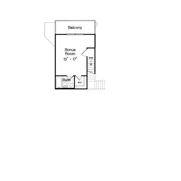 Rustic House Plan Bonus Room - Kendall European Home 047D-0115 - Search House Plans and More