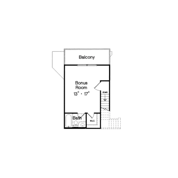 Rustic House Plan Second Floor - Kendall European Home 047D-0115 - Search House Plans and More