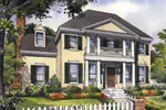 Formal Colonial Plantation Design With Subtle Georgian Style