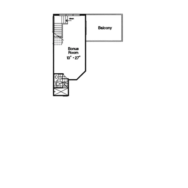 Santa Fe House Plan Bonus Room - Amelia Island Florida Home 047D-0142 - Search House Plans and More