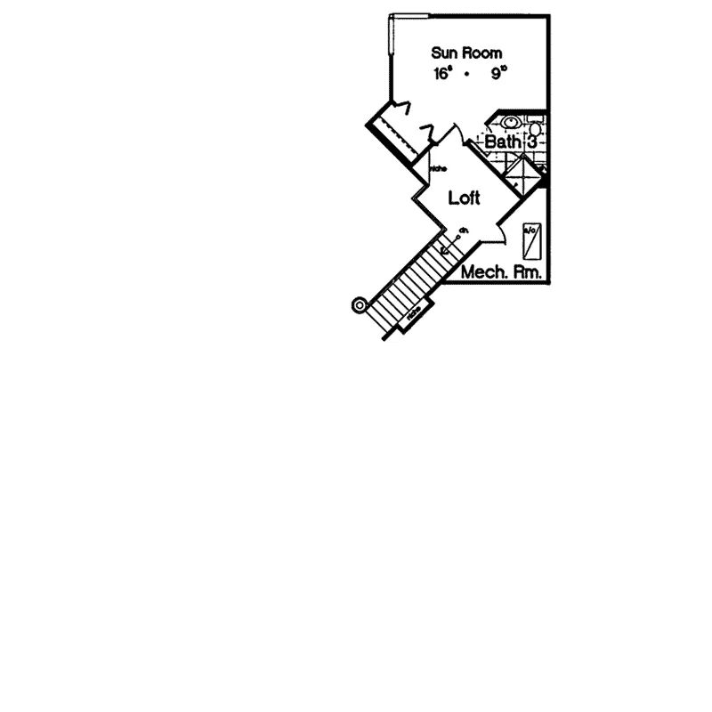 Florida House Plan Second Floor - Grandvista Sunbelt Home 047D-0155 - Search House Plans and More