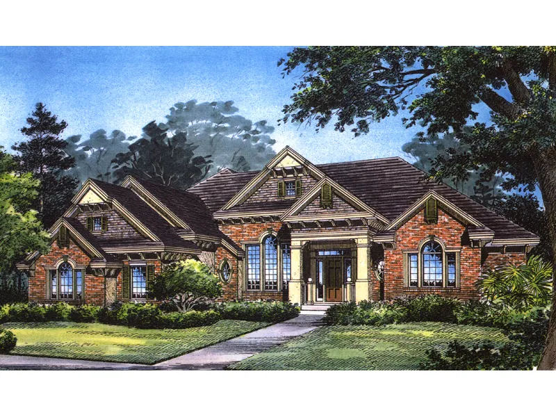 Traditional Luxury Ranch Style Home With Grand Curb Appeal