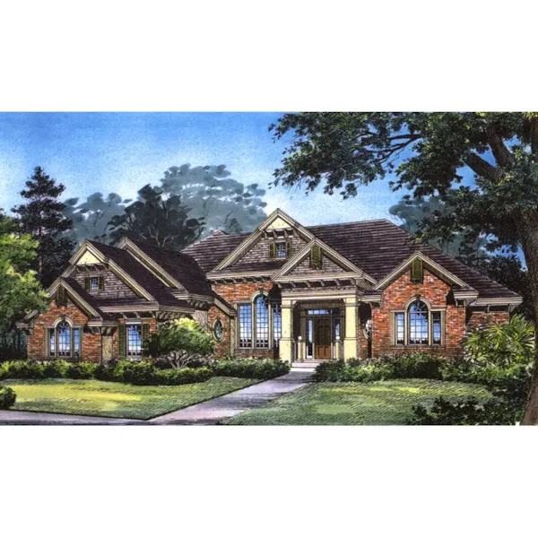 Traditional Luxury Ranch Style Home With Grand Curb Appeal