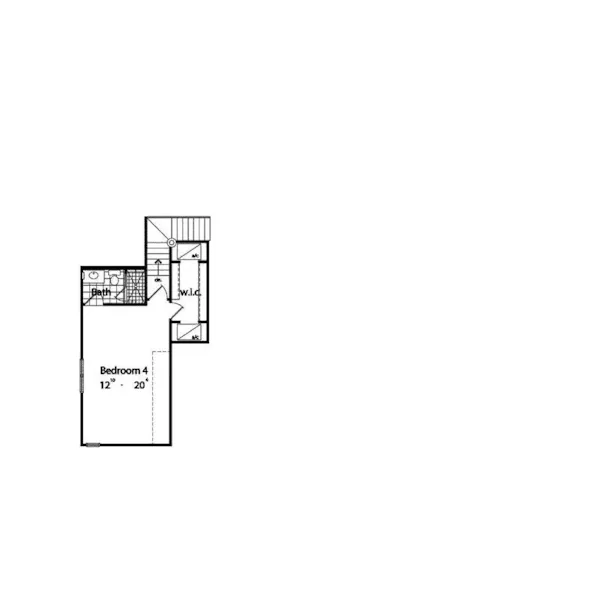 Adobe House Plans & Southwestern Home Design Second Floor - Gilcrist European Home 047D-0169 - Search House Plans and More