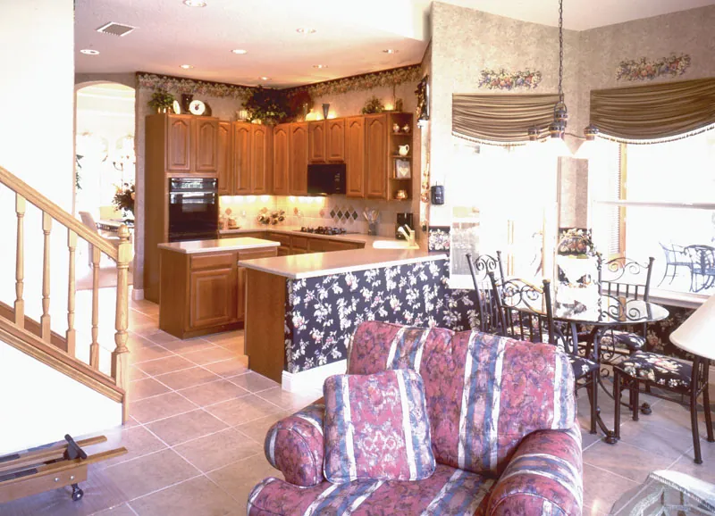 Florida House Plan Kitchen Photo 01 - Gilcrist European Home 047D-0169 - Search House Plans and More