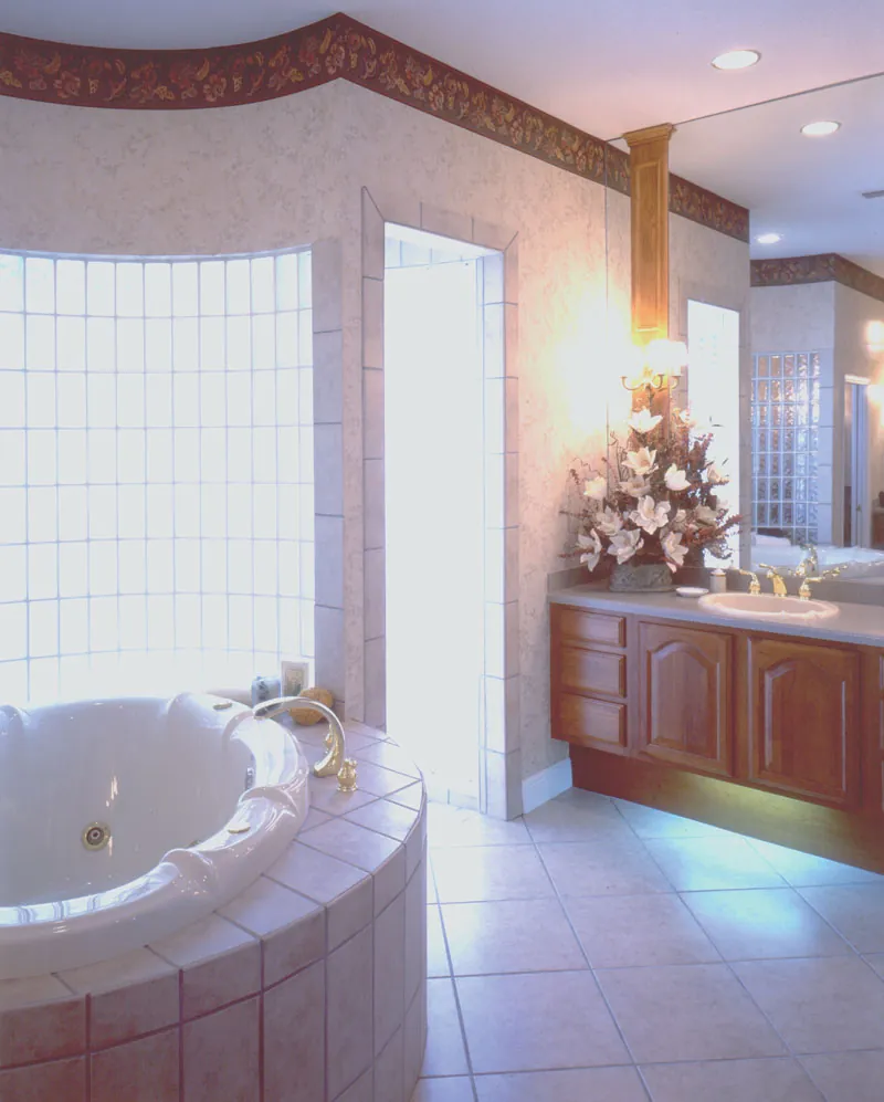 Florida House Plan Master Bathroom Photo 01 - Gilcrist European Home 047D-0169 - Search House Plans and More