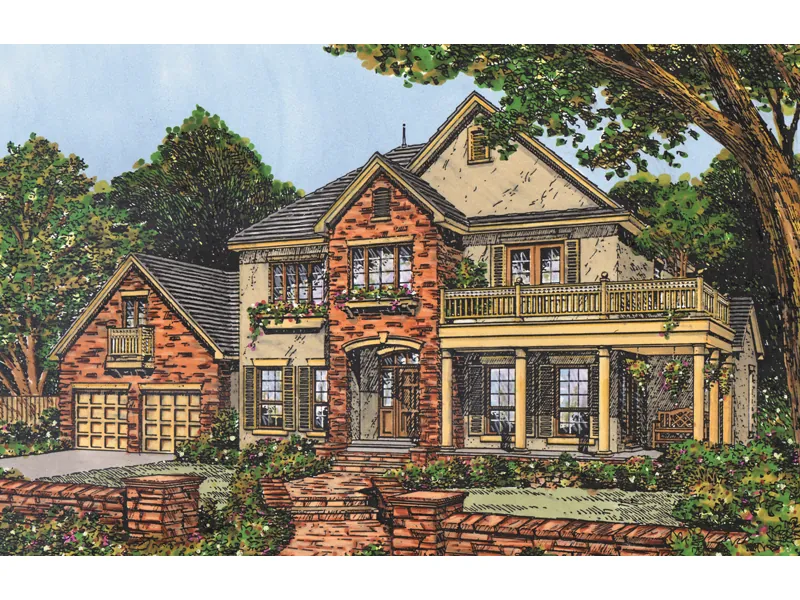 Luxury Georgian Style Two-Story With Second Floor Deck