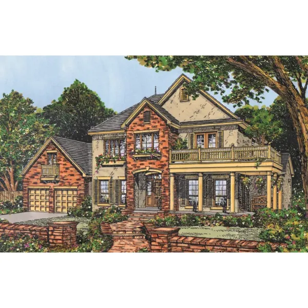 Luxury Georgian Style Two-Story With Second Floor Deck