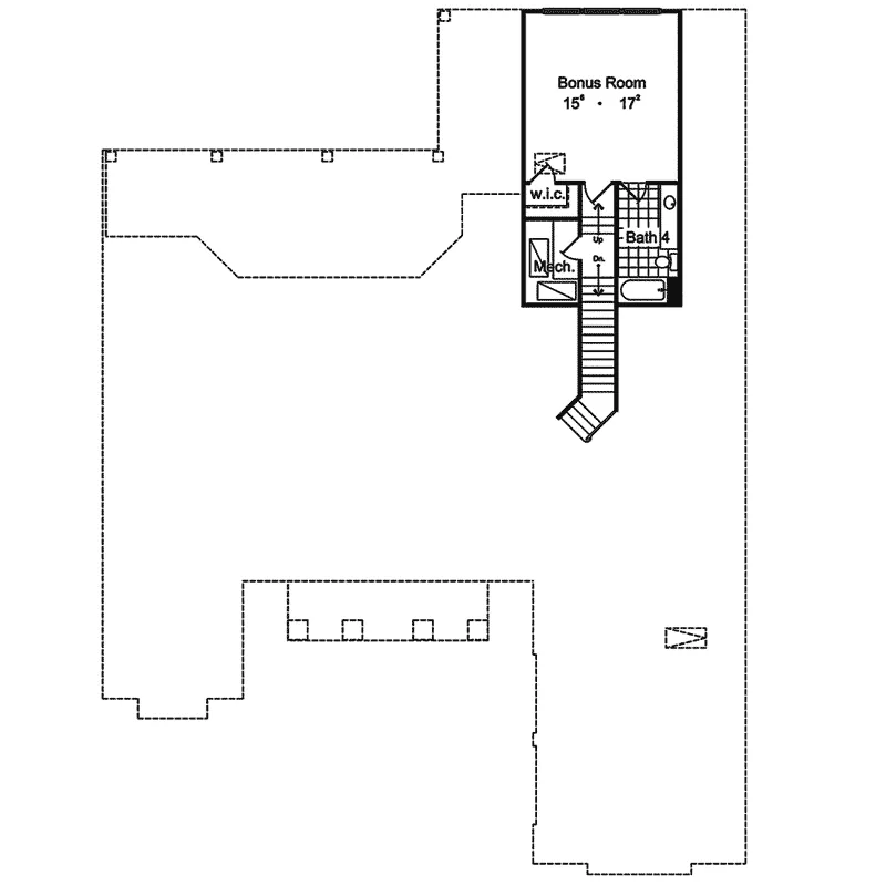 Florida House Plan Bonus Room - Avon Park Plantation Home 047D-0196 - Search House Plans and More