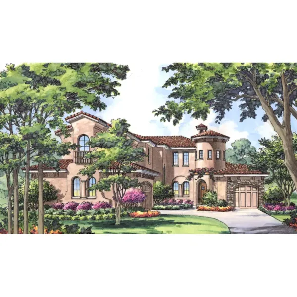 Luxurious Mediterranean Style Dominates This Sunbelt Design 