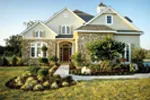 Country French House Plan Front Photo 01 - Sweetpark Country French Home 047D-0208 - Shop House Plans and More