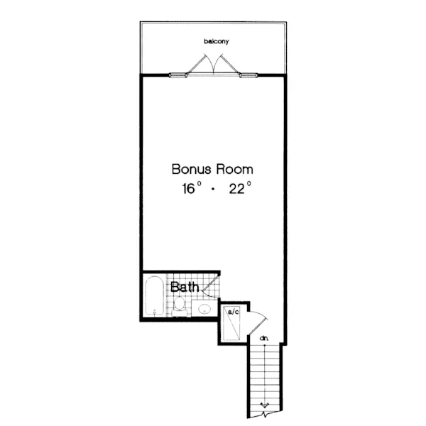 Ranch House Plan Second Floor - Charlotte Hollow Luxury Home 047D-0214 - Search House Plans and More