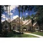 Home With Mix Of Stone And Stucco On Exterior