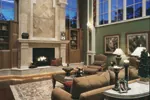 Traditional House Plan Family Room Photo 01 - Miranda Place Luxury Home 047D-0215 - Shop House Plans and More