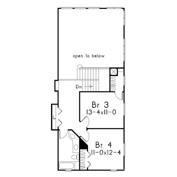 Traditional House Plan Second Floor - Kensington Luxury Ranch Home 048D-0003 - Search House Plans and More