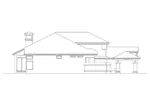 Santa Fe House Plan Left Elevation - Wynehaven Luxury Florida Home 048D-0004 - Shop House Plans and More