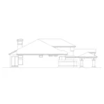 Southwestern House Plan Left Elevation - Wynehaven Luxury Florida Home 048D-0004 - Shop House Plans and More