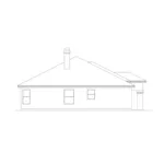 Ranch House Plan Left Elevation - Rose Way Florida Style Home 048D-0008 - Shop House Plans and More