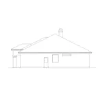 Ranch House Plan Right Elevation - Rose Way Florida Style Home 048D-0008 - Shop House Plans and More