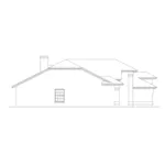 Southwestern House Plan Left Elevation - Bellerive Sunbelt Ranch Home 048D-0009 - Search House Plans and More