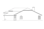 Ranch House Plan Right Elevation - Bellerive Sunbelt Ranch Home 048D-0009 - Search House Plans and More