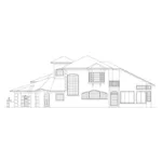 Florida House Plan Right Elevation - Coral Way Mediterranean Home 048D-0010 - Search House Plans and More