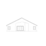 Ranch House Plan Rear Elevation - Sunridge Sunbelt Ranch Home 048D-0011 - Shop House Plans and More