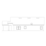 Ranch House Plan Right Elevation - Sunridge Sunbelt Ranch Home 048D-0011 - Shop House Plans and More