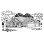 House Plan Front of Home 051D-0028