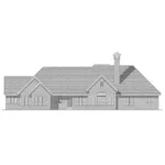 Tudor House Plan Rear Elevation - Harper Woods Ranch Home 051D-0046 - Search House Plans and More