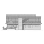 Ranch House Plan Rear Elevation - Lathrup Traditional Ranch Home 051D-0050 - Shop House Plans and More