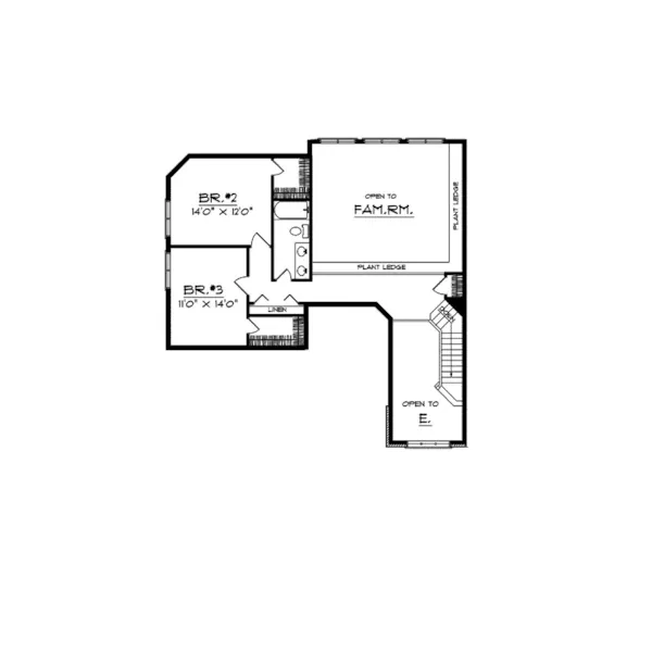 Traditional House Plan Second Floor - Rogue River Traditional Home 051D-0067 - Shop House Plans and More