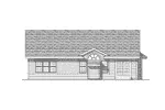 Ranch House Plan Rear Elevation - Clarks Green Ranch Home 051D-0078 - Search House Plans and More