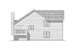 Traditional House Plan Rear Elevation - Sadler Split-Level Home 051D-0081 - Shop House Plans and More