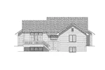 Traditional House Plan Rear Elevation - Bansbach Traditional Ranch Home 051D-0083 - Search House Plans and More