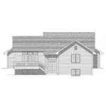 Traditional House Plan Rear Elevation - Bansbach Traditional Ranch Home 051D-0083 - Search House Plans and More