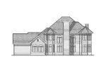 Traditional House Plan Rear Elevation - Peridot Georgian Home 051D-0087 - Shop House Plans and More