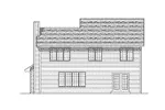 Country House Plan Rear Elevation - Mendota Heights Narrow Lot Home 051D-0089 - Shop House Plans and More