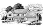 Traditional Country Two-Story Home