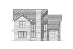 Traditional House Plan Rear Elevation - Holmby Hill Ranch Home 051D-0091 - Search House Plans and More