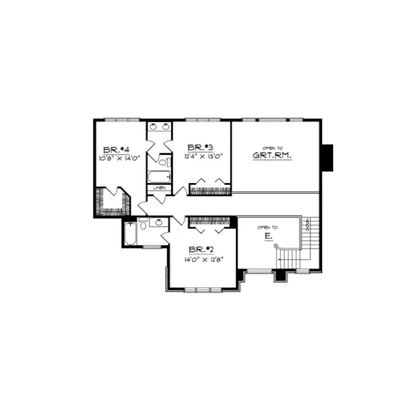 Luxury House Plan Second Floor - Shavonne Luxury Home 051D-0100 - Shop House Plans and More