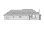 Tudor House Plan Rear Elevation - Shavonne Luxury Home 051D-0100 - Shop House Plans and More