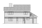 Neoclassical House Plan Rear Elevation - Marland Hill Traditional Home 051D-0102 - Shop House Plans and More