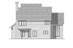 Traditional House Plan Rear Elevation - Norell Traditional Home 051D-0104 - Shop House Plans and More