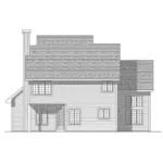 Modern House Plan Rear Elevation - Norell Traditional Home 051D-0104 - Shop House Plans and More